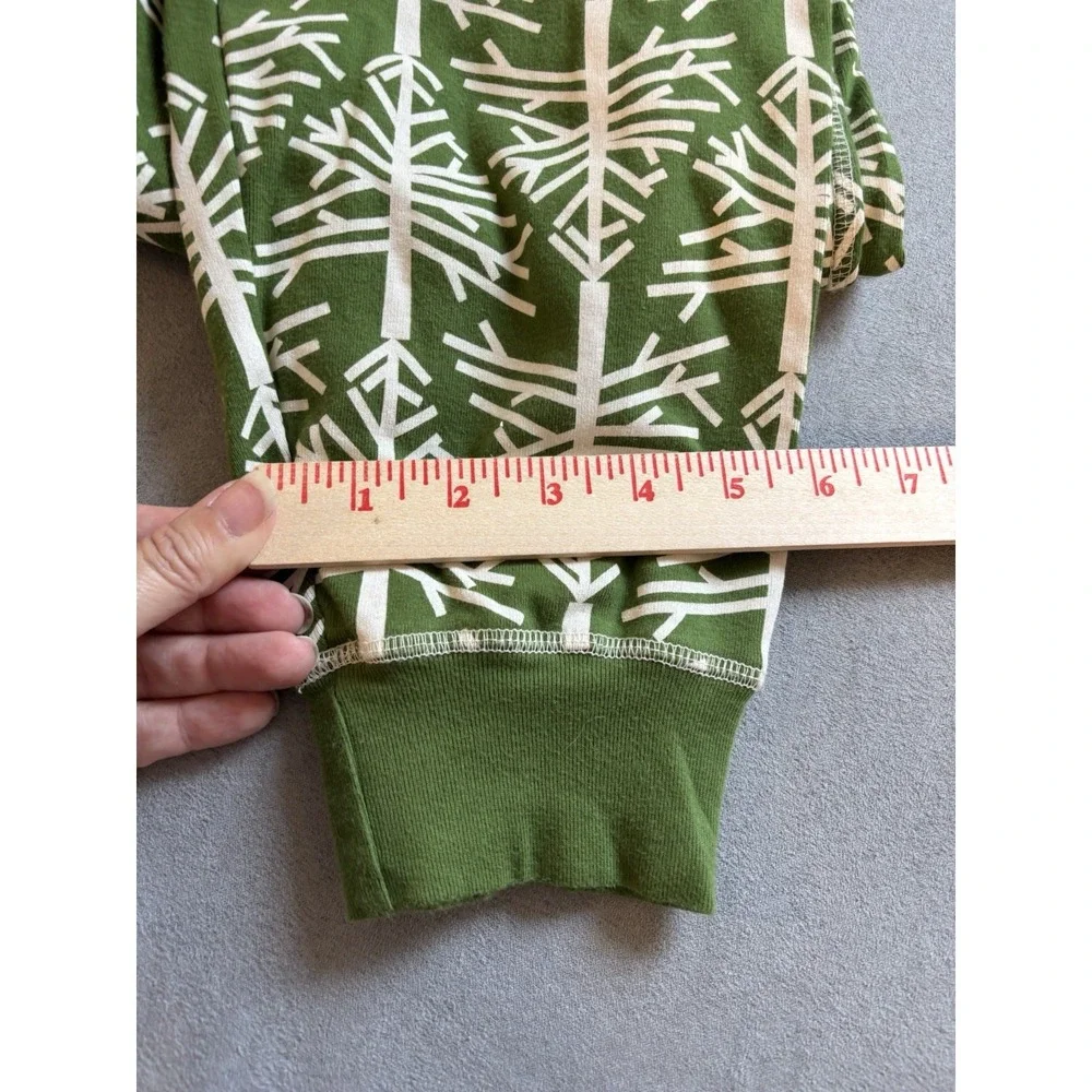 Pact Women Birch Tree Print Pajama Pants Sz L Jogger Organic Cotton Cozy Holiday